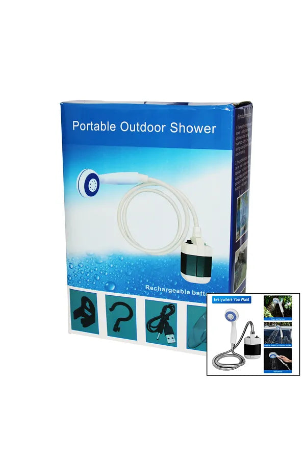 Douche Portable pour Camping avec Pompe à Eau 🇨🇬